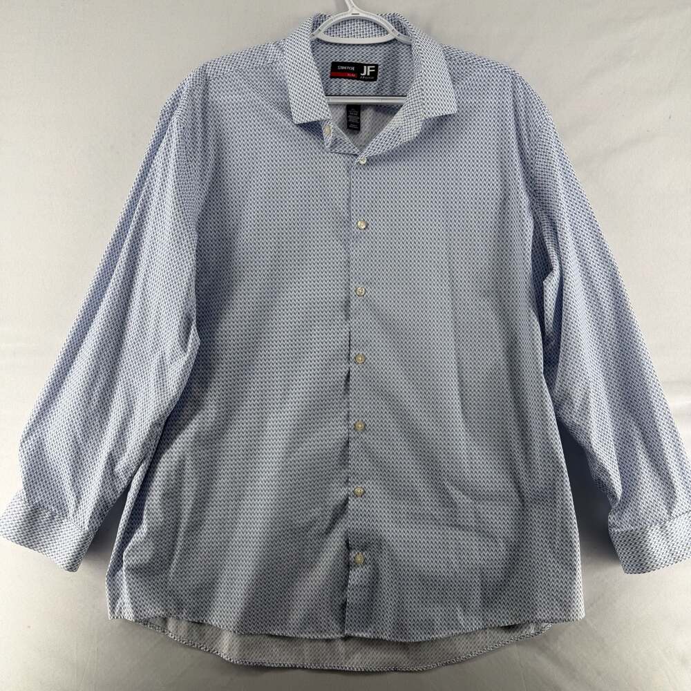 1451 J. Ferrar Men's Stretch Slim Fit Long Sleeve Button Down Shirt